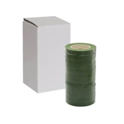ECO Paper Parafilm Floral Tape Pk12 Dark Green(12.5mm x 27m)