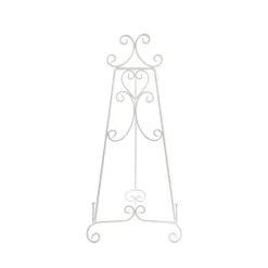 Elegant Easel Table Size Matte White (23x28x46cmH)