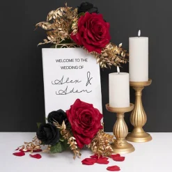 Elegant Easel Table Size Matte Gold (23x28x46cmH)