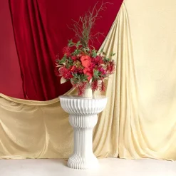 Elegant Foldable Paper Classic Plinth White (65Dx90cmH)