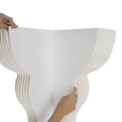 Elegant Foldable Paper Classic Plinth White (65Dx90cmH)