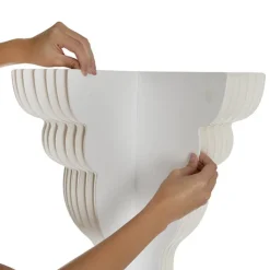 Elegant Foldable Paper Plinth White (50Dx70cmH)