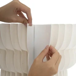 Elegant Foldable Paper Plinth White (50Dx70cmH)