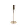 Elegant Single Taper Candle Holder Stand Gold (8x23cmH)