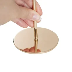 Elegant Single Taper Candle Holder Stand Gold (8x23cmH)