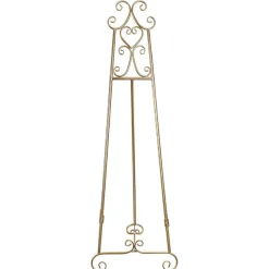 Elegant Tall Easel Matte Gold (50.5x53x168.5cmH)