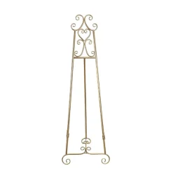 Elegant Tall Easel Matte Gold (46x147.5cmH)