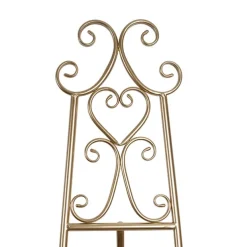 Elegant Tall Easel Matte Gold (46x147.5cmH)