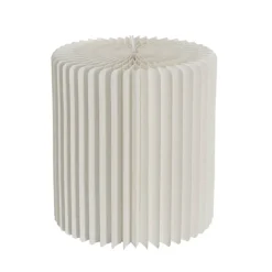 Elite Foldable Paper Plinth Set 2 White (31Dx35cmH & 45cmH)