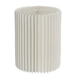 Elite Foldable Paper Plinth Set 2 White (31Dx70cmH & 90cmH)