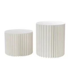 Elite Foldable Paper Riser Set 2 White (31Dx25cmH & 35cmH)