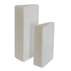 Elite Foldable Paper Riser Set 2 White (31Dx25cmH & 35cmH)