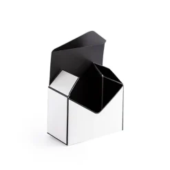 Envelope Flower Box Small Pk5 White Black (15.5Lx8Dx11cmH)