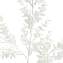 Eucalyptus Baby Leaf Spray White (62cmH)
