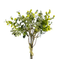 Eucalyptus Fruit Bouquet Green White (34cmH)