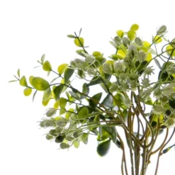 Eucalyptus Fruit Bouquet Green White (34cmH)