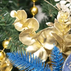 Eucalyptus Leaf Spray Gold (62cmH)