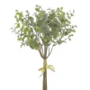 Eucalyptus Mini Leaf Bouquet x6 Green Grey (35cmH)