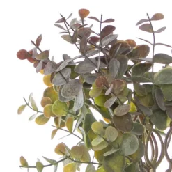 Eucalyptus Mini Leaf Bouquet x6 Green Purple (34cmH)