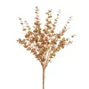Eucalyptus Short Stem Spray Metallic Gold (35cmH)