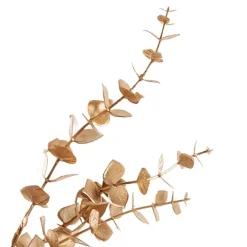 Eucalyptus Short Stem Spray Metallic Gold (35cmH)