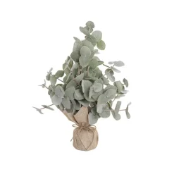 Eucalyptus Tree Burlap Jute Green (40cmH)