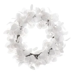 Eucalyptus Wreath White (51cmD)