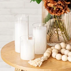 Event Centrepiece Pre-filled Glass Candle Jar (7x10cm)