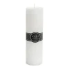 Event Flat Top Pillar Candle 122HR White (7x25cmH)