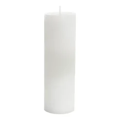 Event Flat Top Pillar Candle 122HR White (7x25cmH)