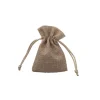 Faux Jute Gift Bomboniere Pouch Small Natural Pk10 (8x10cmH)