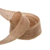 Faux Jute Ribbon Sewn Edge Natural (25mmx10m)