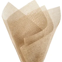 Faux Linen Mesh Sheet 125gsm Natural Pack 50 (47x70cm)
