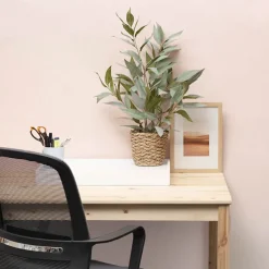 Faux Willow Eucalyptus Tree Green (65cmH)