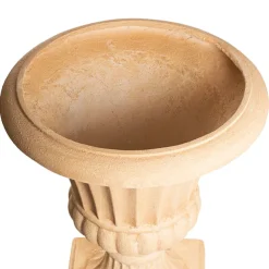 Fibreglass Flute Urn Smooth Ivory (41Dx48cmH)
