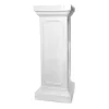 Fibreglass Pedestal Classic Gloss White (35x35x94cmH)