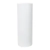 Fibreglass Plinth Round Gloss White (33cmDx91cmH)