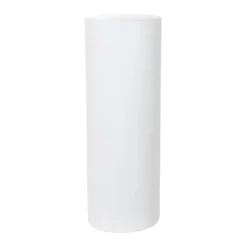 Fibreglass Plinth Round Gloss White (33cmDx91cmH)