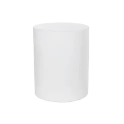 Fibreglass Plinth Round Gloss White (33cmDx41cmH)