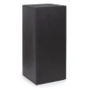 Fibreglass Plinth Square Matte Black (33x33x90cmH)