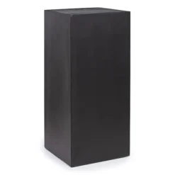 Fibreglass Plinth Square Matte Black (33x33x90cmH)
