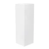 Fibreglass Plinth Square Gloss White (33x33x90cmH)