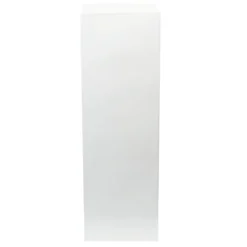 Fibreglass Plinth Square Gloss White (38x38x121cmH)