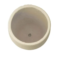 Fibreglass Round Planter Pot Matte Nude (26x42cmH)