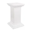 Fibreglass Square Pedestal Gloss White (46x46x83cmH)