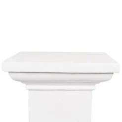Fibreglass Square Pedestal Gloss White (46x46x83cmH)