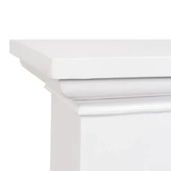 Fibreglass Square Pedestal Gloss White (46x46x83cmH)