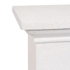 Fibreglass Square Pedestal Cream (36x36x66cmH)