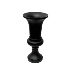 Fibreglass Trumpet Urn Matte Black (29.5x61cmH)