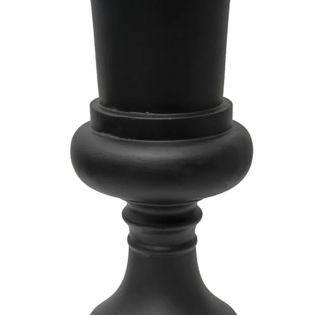 Fibreglass Trumpet Urn Matte Black (29.5x61cmH)